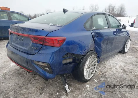2021 Kia Forte Gt Manual from USA, damaged, VIN 3KPF44AC1ME295220